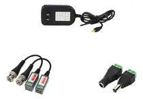 Comprar Accesorios Camaras Seguridad Fuente 12v 2amp, Par Dc, Balun