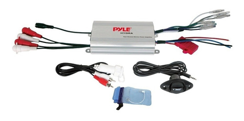 Pyle Amplificador Plmrmp3a Marino Nautico Con Protector De Celular