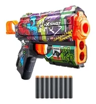 Comprar Pistola Lanza Dardos Zuru X Shot Skins Flux Con Dardos 