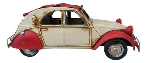 Auto De Chapa Citroen Antiguo Decoración (Usado)