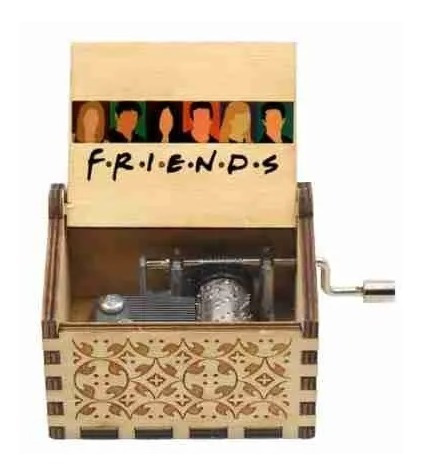 Imagen 1 de 1 de  Caja Musical Madera  -  Friends Serie