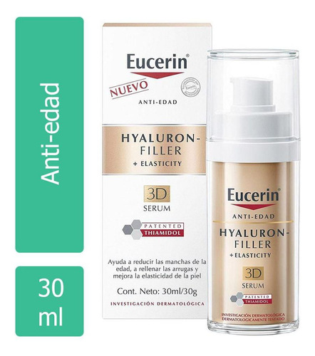 Eucerin Hyaluron Filler + Elasticity 3d Serum 30 Ml