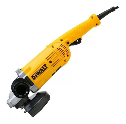 Imagen 2 de 4 de Esmeriladora angular DeWalt DWE491 de 50 Hz/60 Hz color amarillo 2200 W 120 V + accesorios