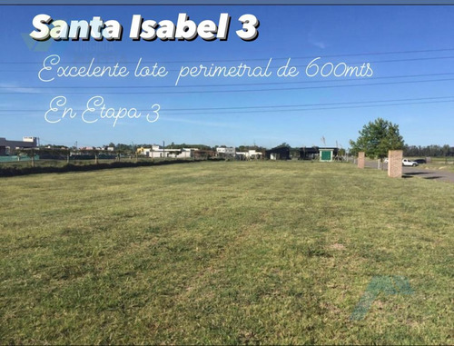 Venta Lote  Santa Isabel 3, Ing. Maschwitz, Escobar.-