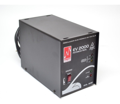 Imagen 2 de 2 de Regulador Electrónico De Voltaje Magom Ev-2000 A 110 V