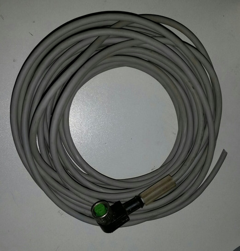 Conector M12 Hembra Con Cable De 9m Y 4 Hilos Para Sensores
