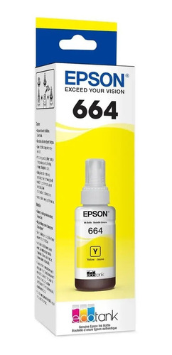 Botella Color Epson Original Tinta T664 L210 L355 L555 L365