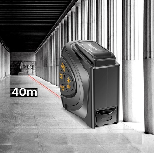 Cinta Metrica Digital Laser 4 En 1, M M² M³ Med. Pitagórica