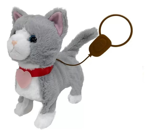 Brinquedo Gatinho Passeio Com Movimento E Sons Com Fio 42140