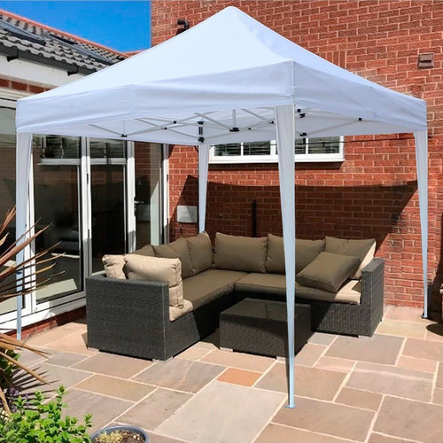 Imagen 3 de 10 de Toldo Retráctil 3x3 M Carpa Uso Rudo Serie Premium + Maleta