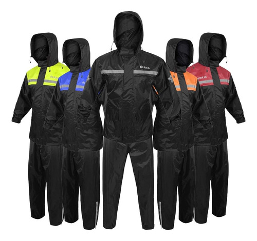 ~ Ajustable? Traje De Lluvia Alpha Cycle Gear Para Hombres Y