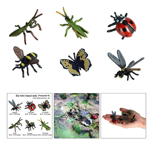 5 X 6x Realista Insectos Ciencia Juguetes Educativos Para