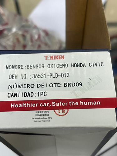 Sensor Oxigeno Honda Civic 01/05 1.7
