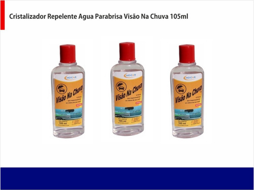 Imagem 1 de 2 de 5 Cristalizador Repelente Agua Parabrisa Visão Na Chuva