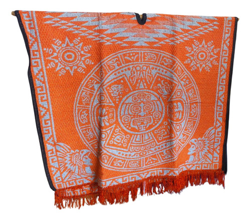 Jorongo Poncho Gabán Artesanal Calendario Con Gorro