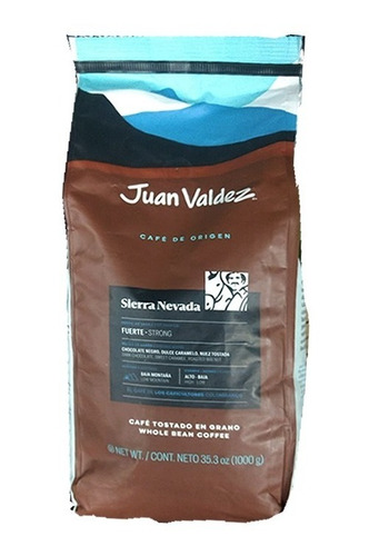 Café Juan Valdez En Grano Sierra Nev - Kg a $100000