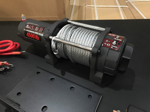 Malacate 4500 Lbs 2000 Kg 12v Control Remoto Cable De Acero