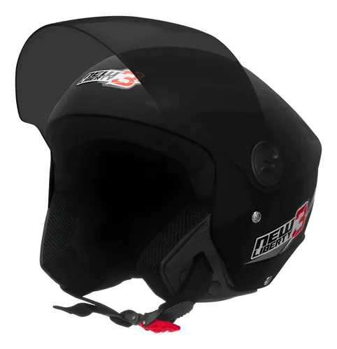 Capacete Pro Tork Preto New Liberty 3 Viseira Fumê Tamanho Do Capacete 60 Cor Amarelo