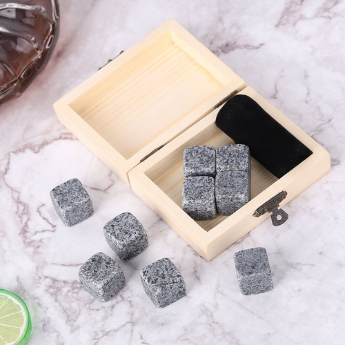 Juego De 9 Piedras Para Enfriar El Vino Y El Whisky