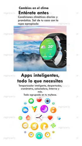 Reloj Hk49 Smartwatch Amoled Deportivo Elegante Unisex Negro Negro