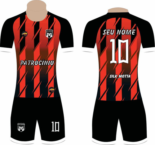 Kit Com 20 Camisas + 12 Calções Personalizado