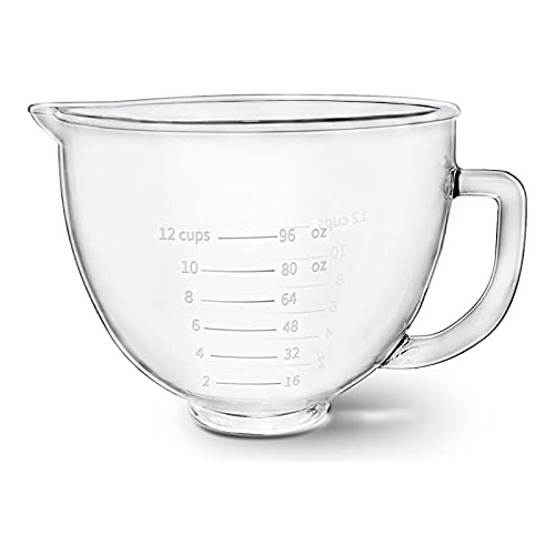 Tazón De Cristal Compatible Batidora Kitchenaid, 5qt, ...