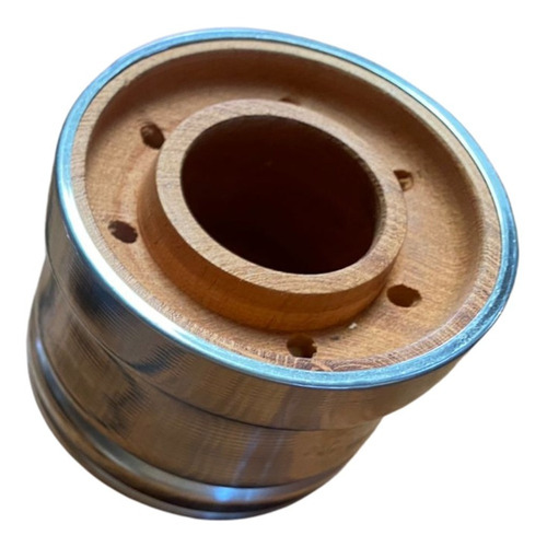 Imagen 5 de 5 de Mate De Madea Algarrobo Con Bombilla Argentino