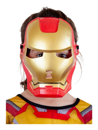 Imagen 4 de 8 de Disfraz Infantil De Superheroe Con Máscara Talles M, L Y Xl