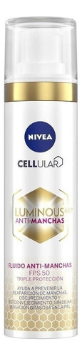 Crema Fluido Anti-manchas Nivea - mL a $1600