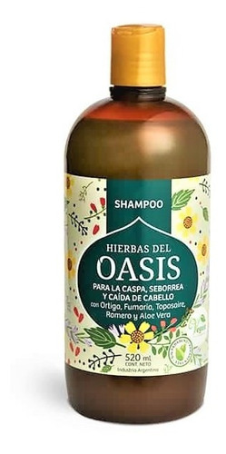 Shampoo Para Caspa Seborrea y caida Hierbas del Oasis