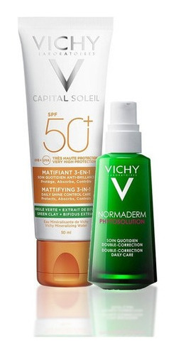 Vichy Combo Normaderm Phytosolution 50ml + Solar Matificante