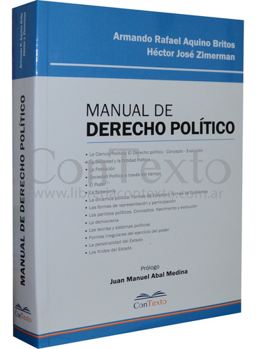 Manual De Derecho Político  - Aquino Britos, Zimerman