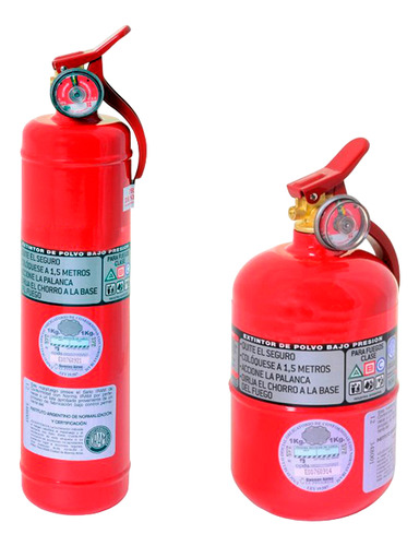 Canje Matafuegos 1 Kg Recargado Recambio Para Auto Apto Vtv (Usado)