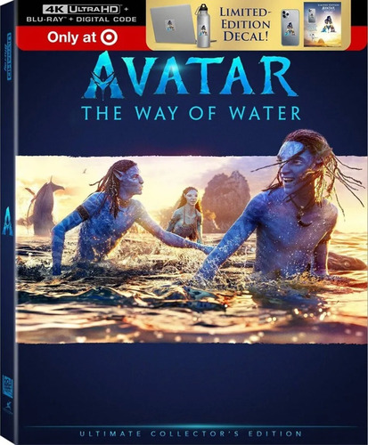 4k Ultra Hd + Blu-ray Avatar The Way Of Water / Target Decal