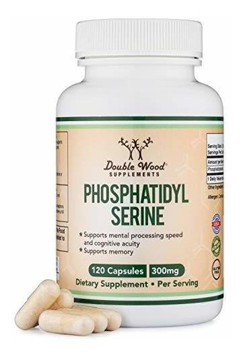 Phosphatidyl Serine 300mg Per Serving, Made In The Usa, 120