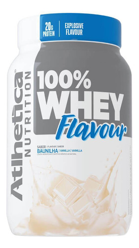 100% Whey Flavour 900g Baunilha Atlhetica Nutrition