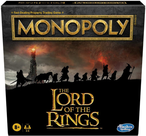 Hasbro Gaming Monopoly: The Lord Of The Rings Edition 8+años