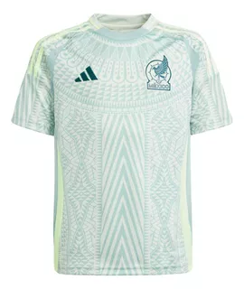 Jersey adidas Visitante Sel Nac Méx 24 Verde Para Niño