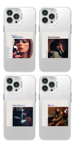 4pcs Midnights Taylor Swift Funda Para iPhone Case Mca3-5