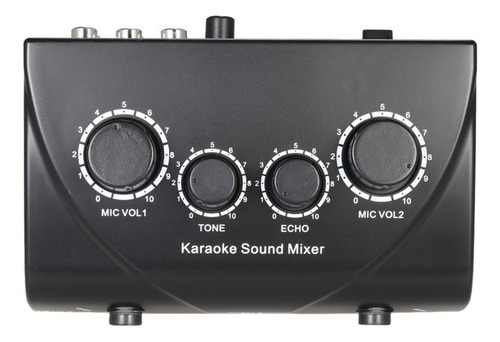 Micrófono Karaoke Estéreo Sonido Mezclador Audio Eco