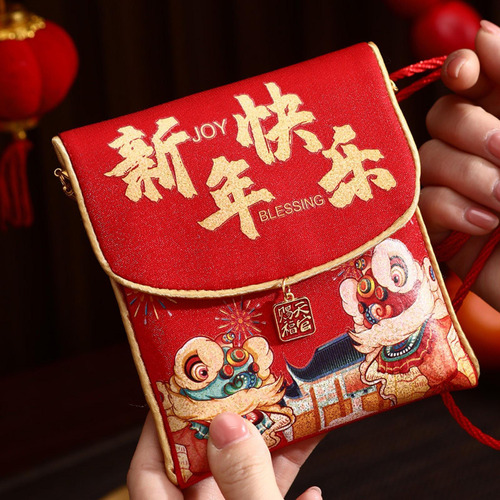 Ano Novo Chinês Envelope Vermelho Festival Da Com Cordão