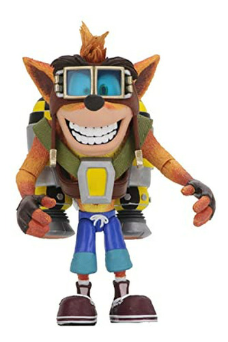 Figura De Acción Crash Bandicoot Con Jetpack (neca)