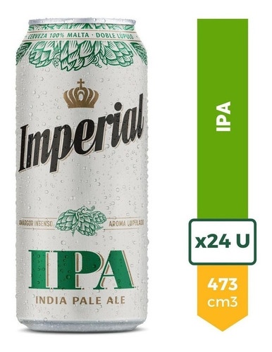 Cerveza Imperial Ipa Lata 473 Ml Pack X 24