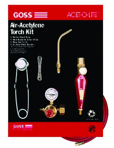 Acet-o-lite Threaded Estilo Acetileno Kit W Ba-4 328-ka-37h