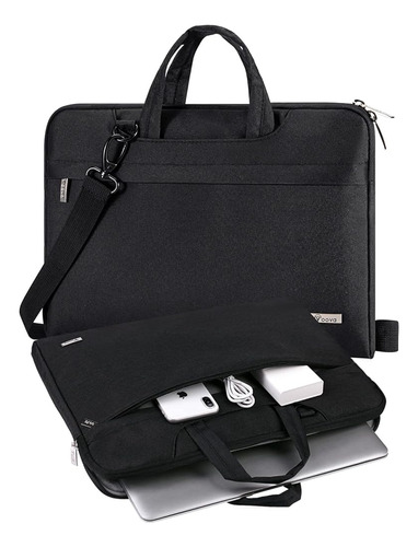 V Voova Laptop Shoulder Bag Estuche De Transporte 17 17.3 Pu