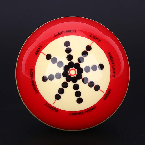 Bola De Billar De Práctica Roja Accesorio Entrenamiento