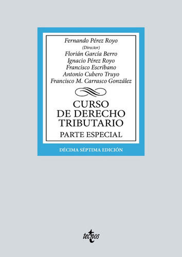 Libro Curso De Derecho Tributario - Perez Royo,fernando