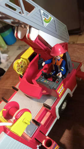 Camión De Bomberos Playmobil 4820 Rojo