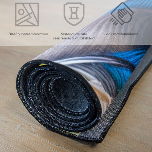 Tapete Sala Estilo Nórdico 200x160 Cm Suavidad Elegancia Ancho 100 cm Color Plumas 3D Diseño de la tela Plumas 3D Largo 200 cm