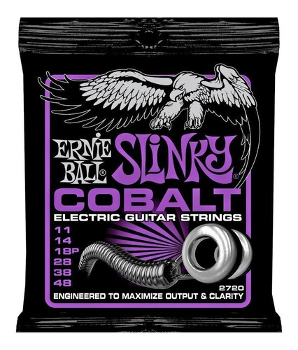 Encordado Eléctrica Ernie Ball 2720 Slinky Cobalt 011